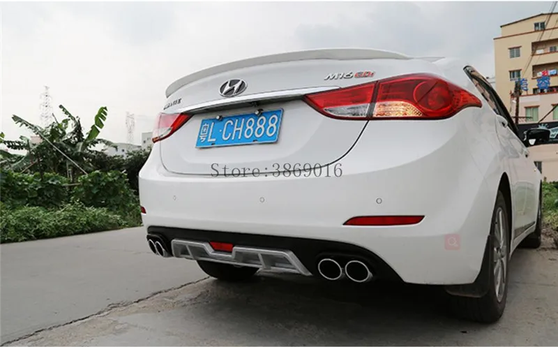 Задняя наклейка на багажник мотоцикла из нержавеющей стали подходит для hyundai Elantra 2011- задний логотип ремонт украшения авто аксессуары