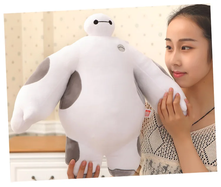 Белый Большой Герой 6 робот Baymax плюшевая мягкая игрушка кукла