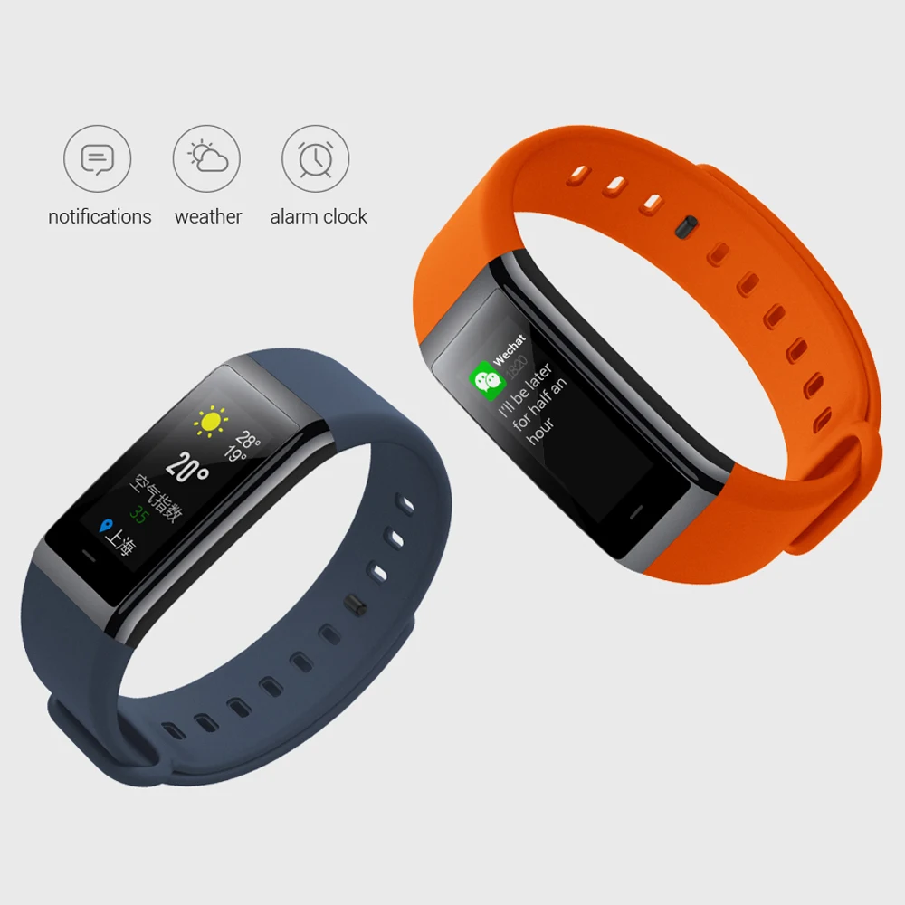 Фитнес-браслет Xiaomi Amazfit Cor английская версия Midong Smart Band 1,2" цветной экран 5 атм водонепроницаемый смарт-браслет