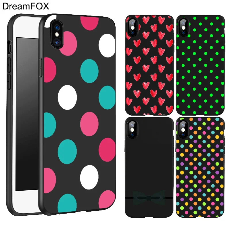 DREAMFOX L040 Модный Черный Мягкий ТПУ силиконовый чехол для Apple iPhone 11 Pro XR XS Max X 8 7 6 6S Plus 5