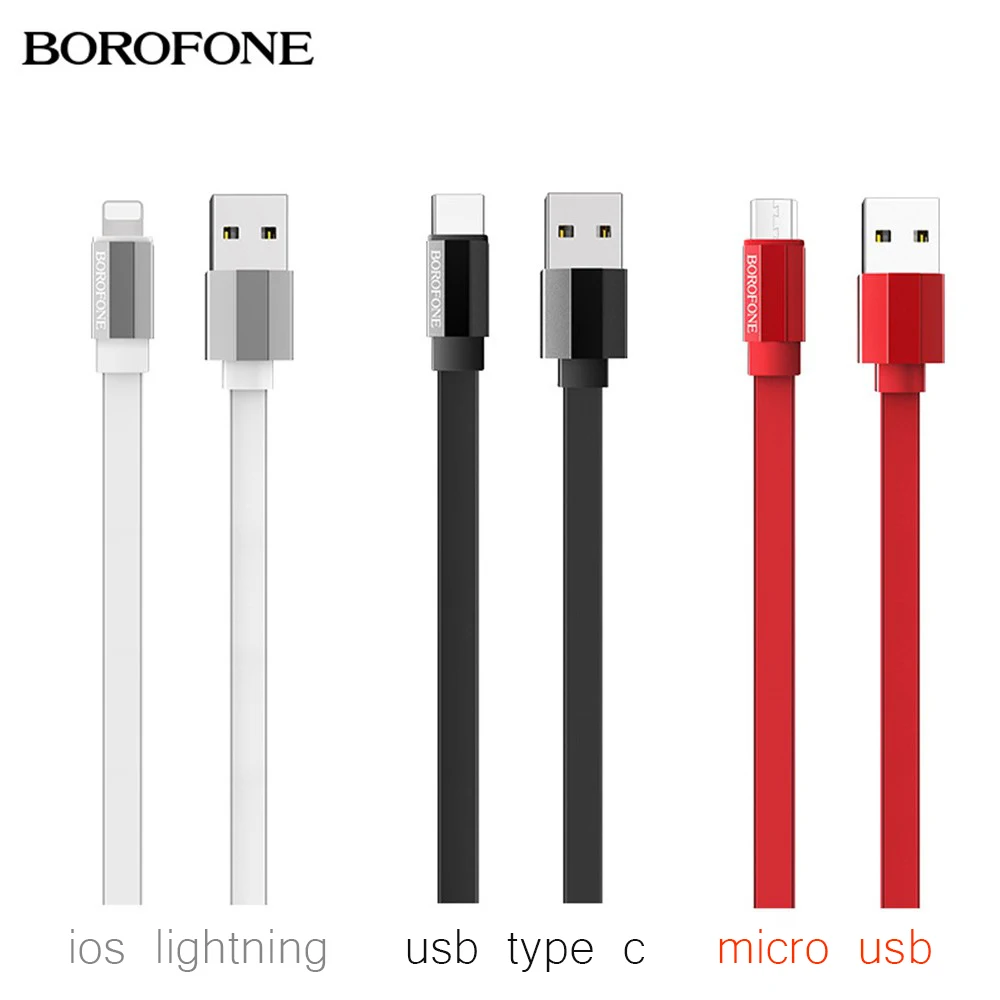 Кабель для быстрой зарядки Borofone BU8 1,2 м а для iPhone X XS MAX 8 7 6 Micro USB кабель type C зарядный кабель для samsung s9 s10