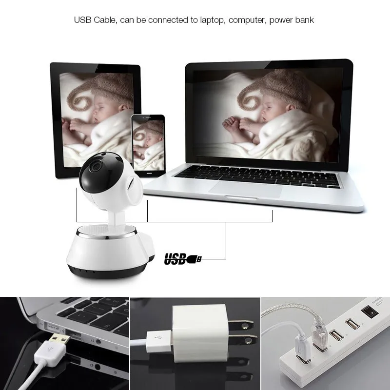 HD 1080P 960P 720P WIFI Беспроводная панорамированная ip камера видеонаблюдения ночного