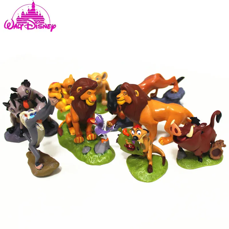 Дисней Аниме Фигурка sThe Lion King экшн игрушка фигурки simba 9 кукла украшения фигурка
