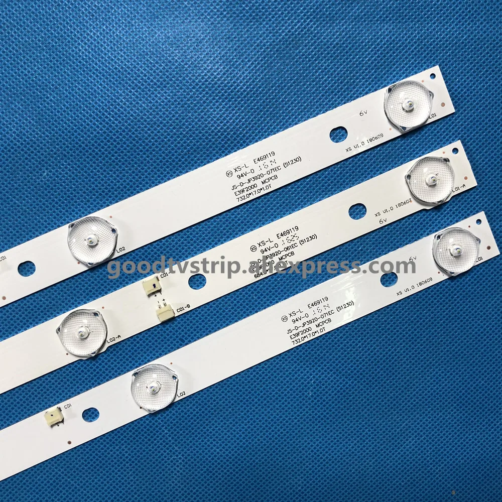 60 шт./лот 6/7 лампы 39 дюймов LED39C310B светодиодная подсветка для JS-D-JP3920-061EC JS-D-JP3920-071EC