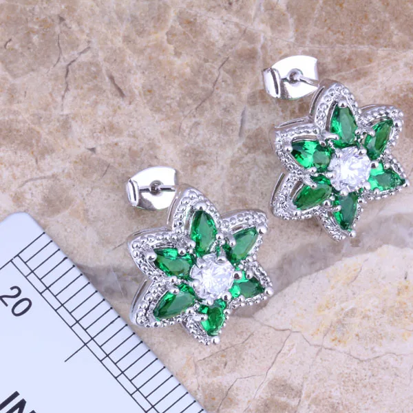 Комплект из кольца серёг и с фианитом|silver jewelry set|jewelry setsearring pendant |