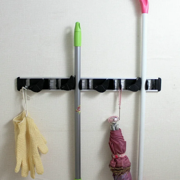 Стеллаж для хранения кухонная настенная вешалка 5 позиций Кухонное хранилище