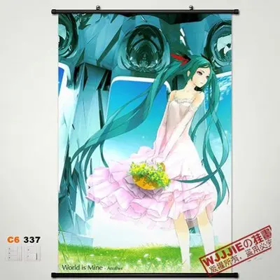 Домашний декор аниме плакат настенный прокрутка 60*90 Hatsune Miku C6320 | Дом и сад
