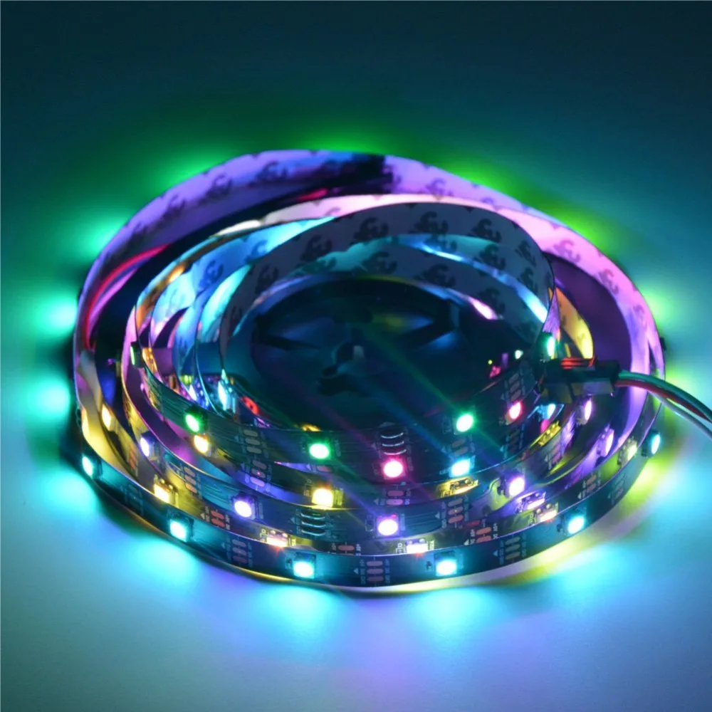 MOKUNGIT 5 м DC5V SK6812 RGBW гибкая светодиодная лента RGB + Теплый Холодный белый WS2812B 30