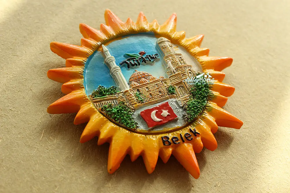 Турция Белек туристических путешествий Сувенир 3D Смолы Декоративный магнит на
