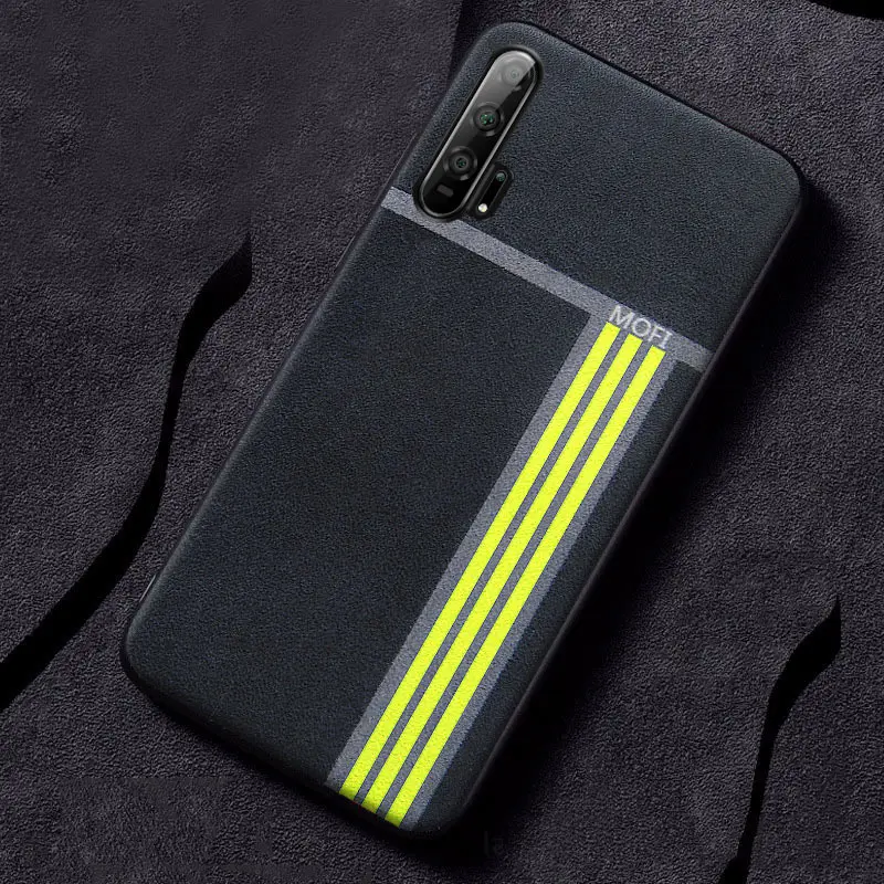 yellow for Huawei honor 20 case shockproof back cover honor20 capas coque MOFi original honor 20 pro sport luxury protect case - Цвет: yellow