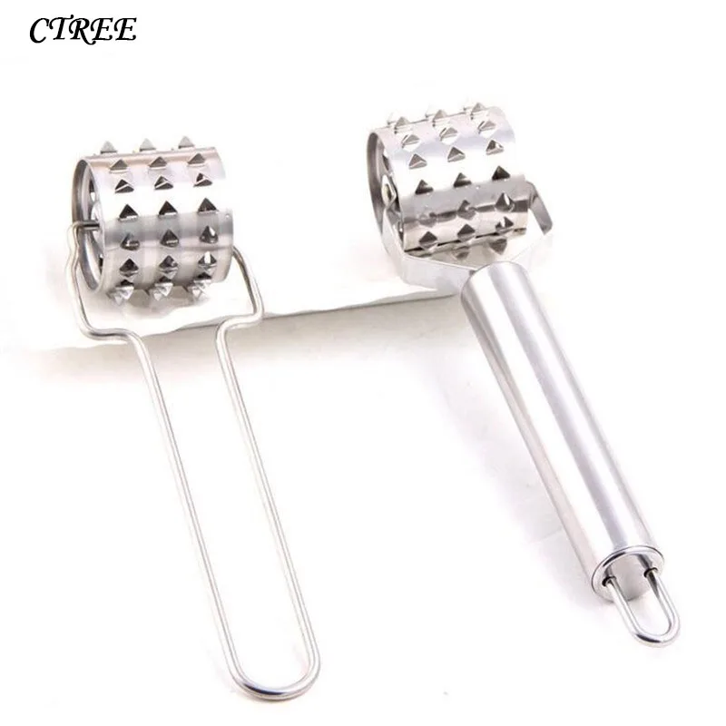 Роликовая игла CTREE для выпечки мяса из нержавеющей стали|meat roll|kitchen hammermeat tenderizer tool