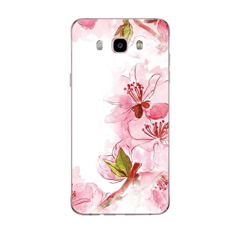 Soft TPU Phone Case For Samsung A3 A5 J3 J5 J7 J1 J2 S6 S7 S8 S8plus note8 c5 c7 c9 Colorful Flora Flower Face Painted Design017 | Мобильные