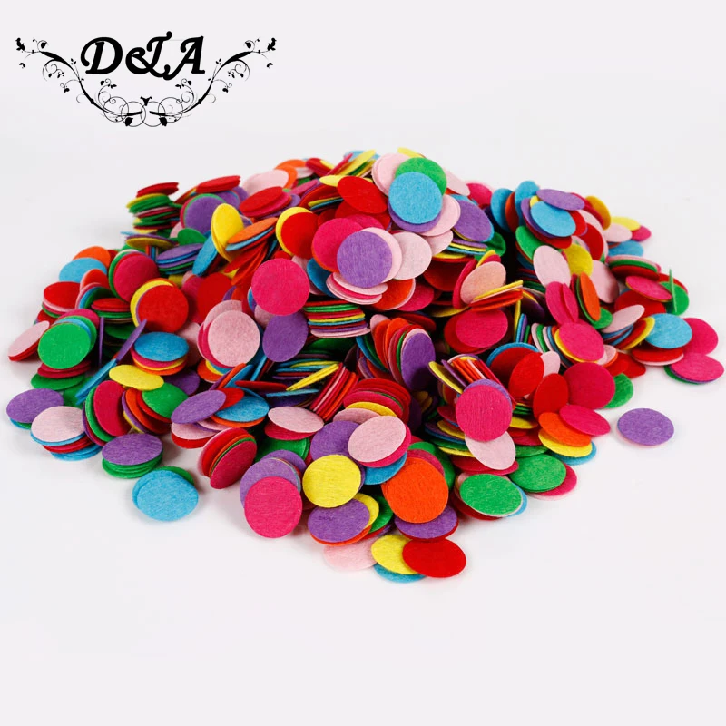 2000 шт маленький размер Круглый Войлок 1 см тканевые подкладки цветок аксессуар