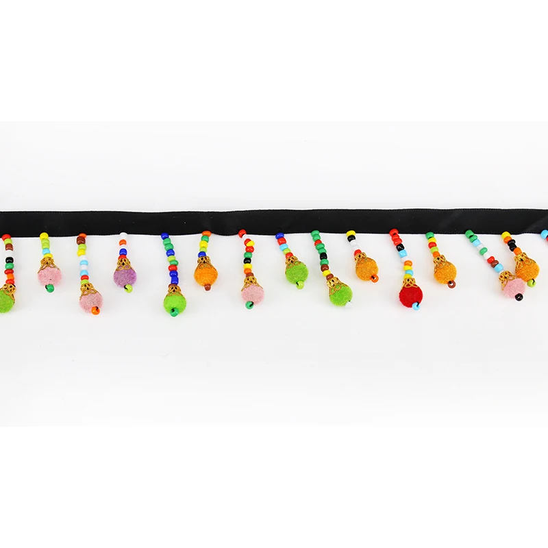 5 ярдов ленты из бисера венецианская аппликация отделка бахромой пришивное