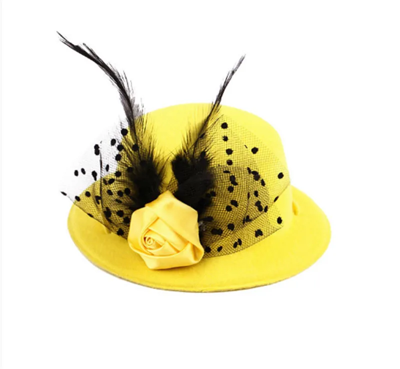 Pet European-style hat Ladies Hat Dog Gentleman Cat Headgear For Parties 190101-19 | Дом и сад