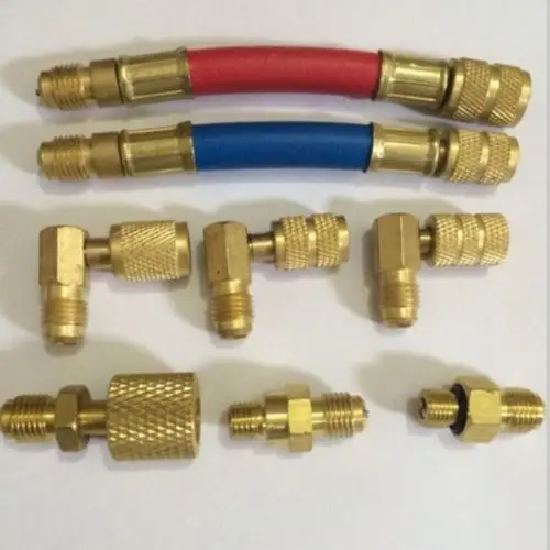 8 шт. автомобильный Кондиционер Холодильный R134A R12 адаптер комплект