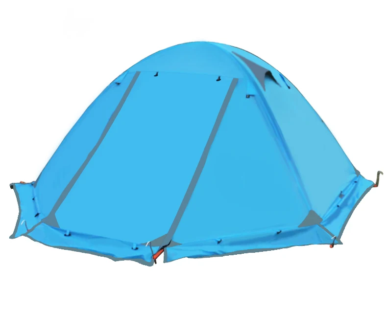 FLYTOP открытый кемпинг палатка для отдыха путешествия 2 человек 3 двойной слой ветрозащитный водонепроницаемый Зимний Профессиональный туристический лагерь палатка