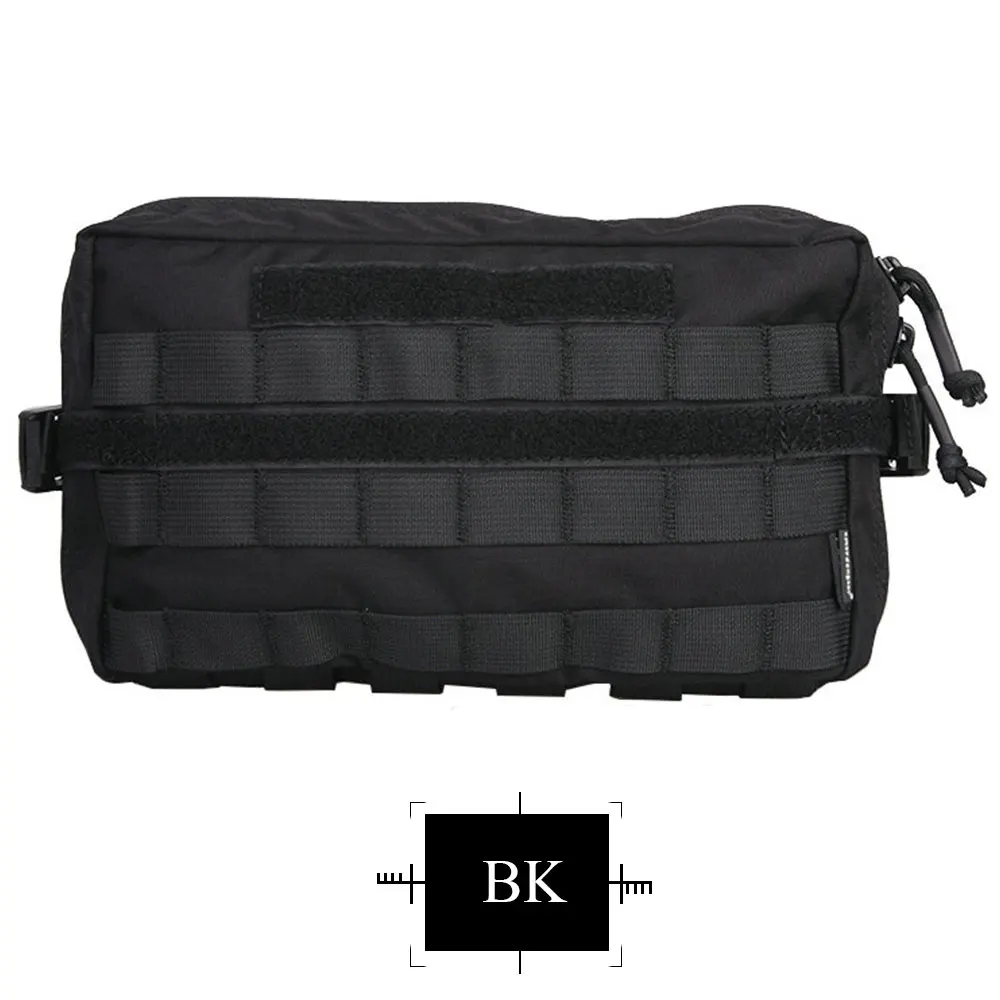 EMERSON gear Drop Pouch Тактический Molle Pouch многофункциональная сумка дампа сумка Военная охотничья Боевая Шестерня Multicam Pouch EM8347 - Цвет: BK