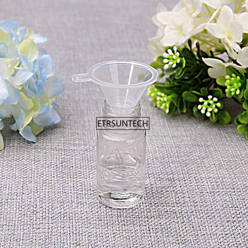 

1000pcs Mini Small Funnels Filling Empty Bottle Packing Tool For Travel Perfume Liquid Essential Oil Splitter tool F3061