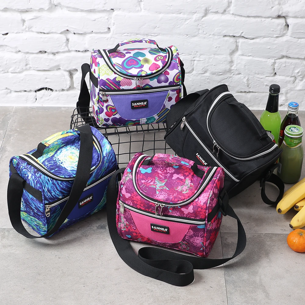 Санне простые и стильные сумки Thermo обед Термальность Коробки для обедов