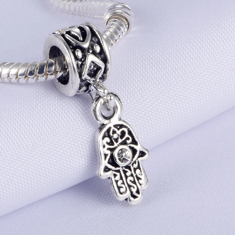 Спиннер символ защиты Шарм Бусины Подходит для брендового браслета женщин