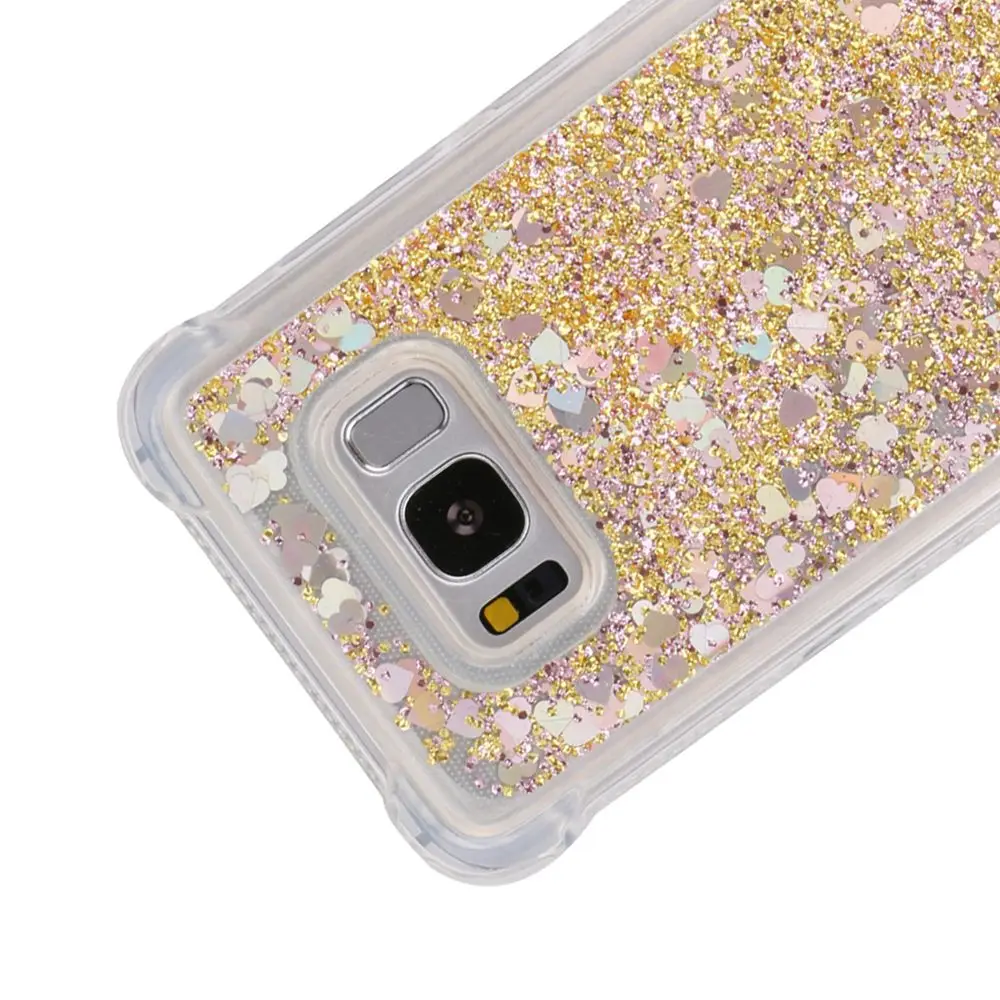 Tipfly динамический Жидкий блеск Sand Любовь Сердце Bling чехол для Samsung Galaxy S8 плюс