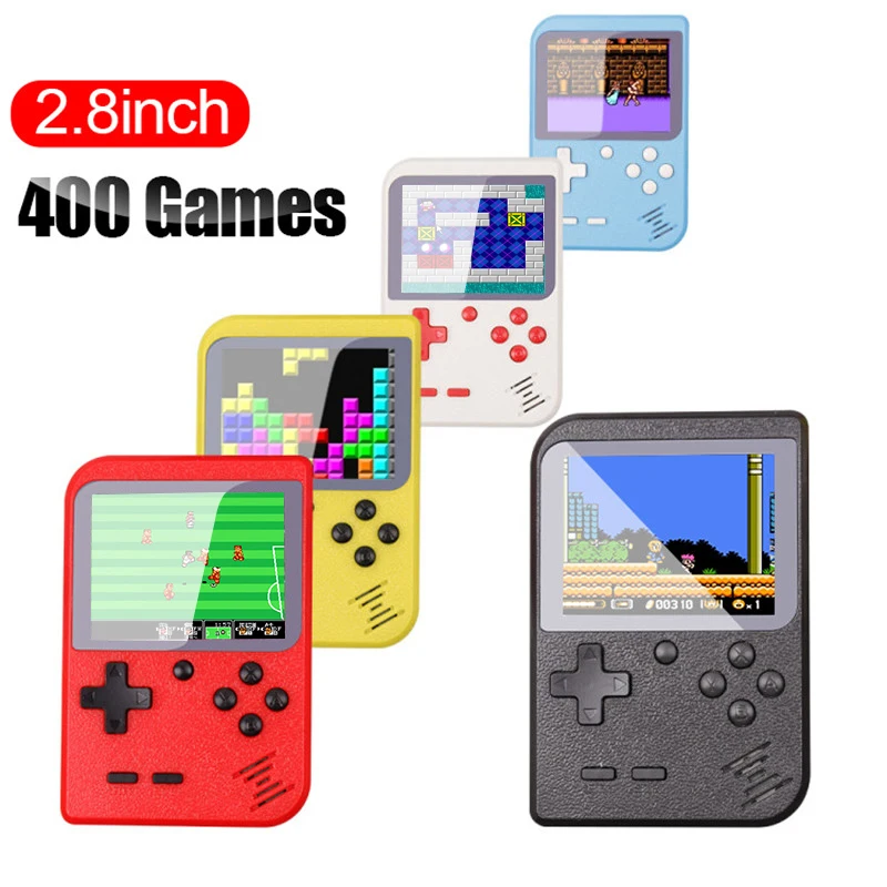 Video Game Console 8 Bit Retro Mini Pocket Handheld Player Built-in 400 Classic Games Best Gift for Child Nostalgic | Электроника