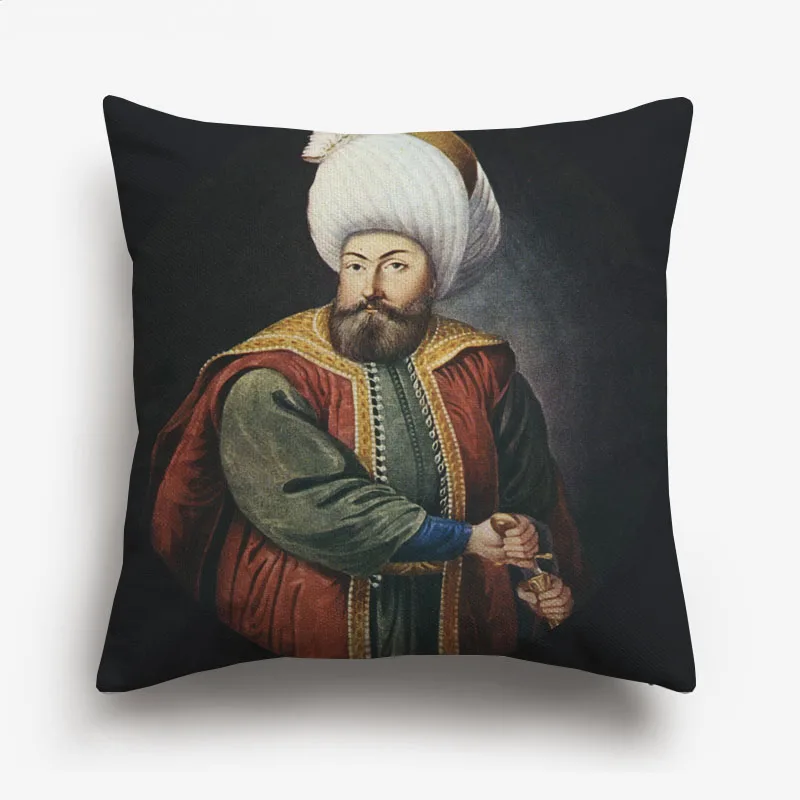 Исламский, мусульманский паломник в Мекку Чехлы для подушек цветная живопись Винтаж Kaaba Hajj льняная Наволочка на подушку наволочка для дивана