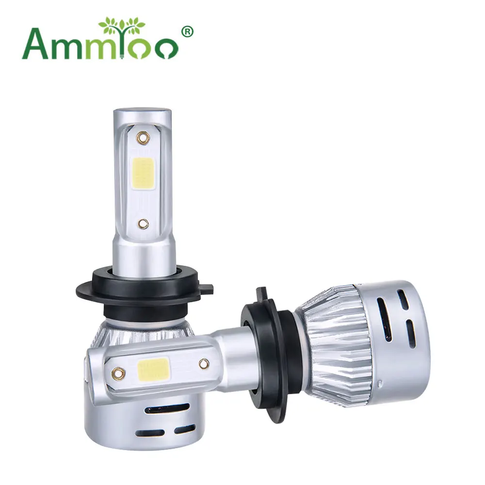 Автомобисветильник светодиодные фары Ammtoo H7 H4 светодиодный 9005 9006