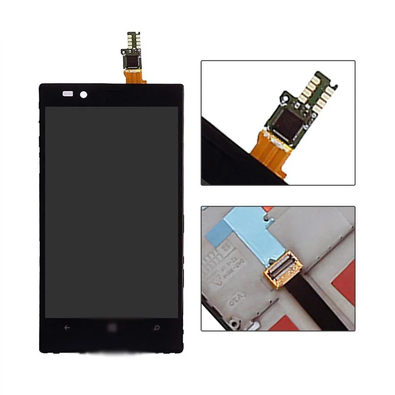ЖК экран и дигитайзер в сборе 4 3 дюйма для Nokia Lumia 720|Экраны мобильных телефонов| |