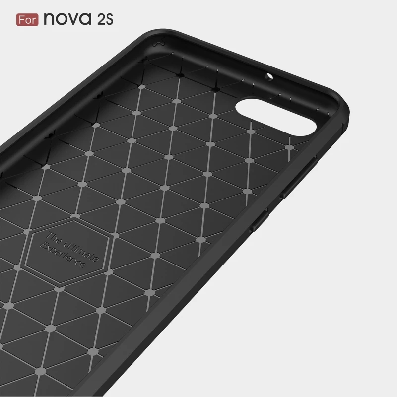 Для huawei Nova 2 чехол 360 матовая кожа Fundas корпус из твердого пластика тонкая задняя