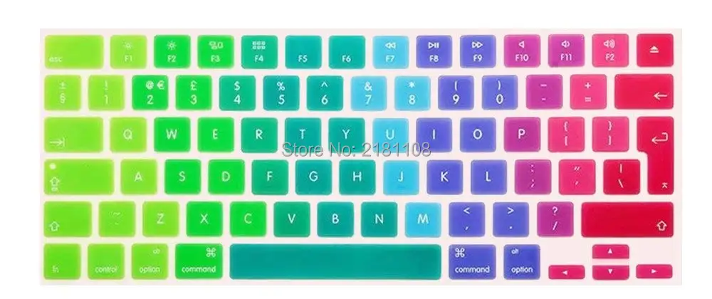 Ультратонкий силиконовый чехол для клавиатуры европейская версия защита
