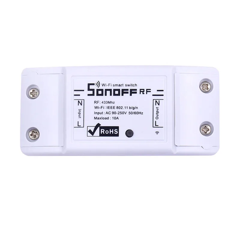 Sonoff RF Itead Sonoff WiFi умный переключатель 433 МГц рч приемник беспроводной пульт дистанционного управления DIY домашней автоматизации релейный модуль Таймер для Alexa - Комплект: Sonoff RF
