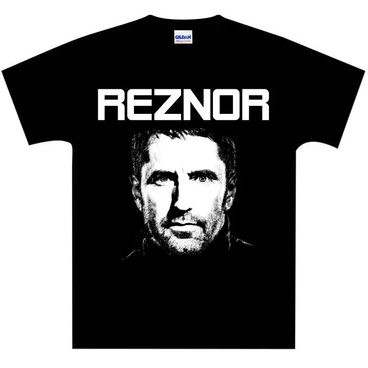 Trent Reznor/Nine Inch Nails/NIN футболка стандартная и облегающая Fit HQ: новые мужские Забавные