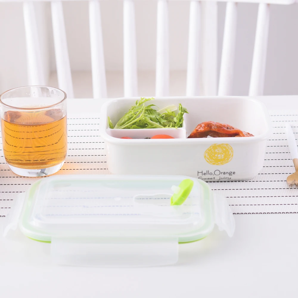 Itringal керамический Ланч-бокс Bento коробки для детей с подогревом кухонные контейнеры для продуктов с отделениями ящик для хранения