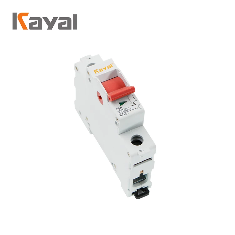 Genuinel Kayal Новый L7 домашний автоматический выключатель 1 2 3 4 P Тип C Мини 63A 6a