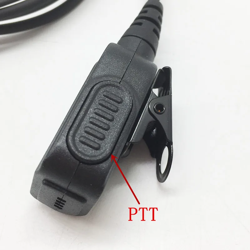 Honghuismart наушники ушные крючки с большим PTT для Hytera X1P X1E PD680 PD660 PD600 walkie talkie|walkie