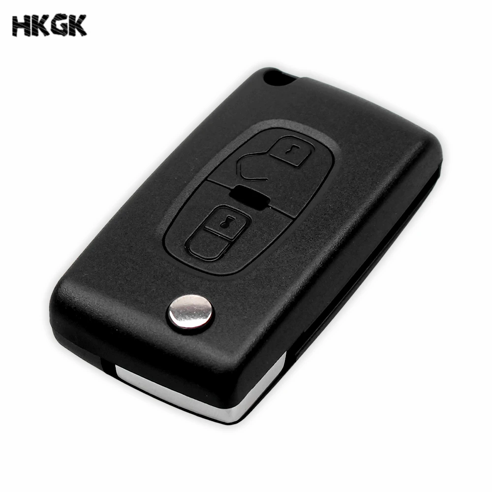 2/3 кнопки замены автомобильных ключей PEUGEOT 206 307 308 207 407 408 с HU83 лезвие|Ключ от авто| |