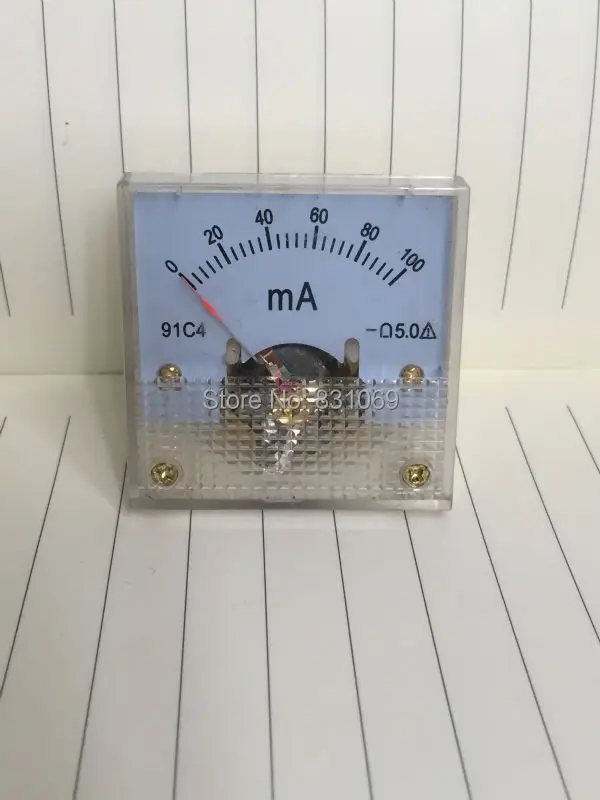 1 шт. встроенный амперметр постоянного тока 0 ~ 100 мА 91C4|meter net|meter broadbandmeter circuits |