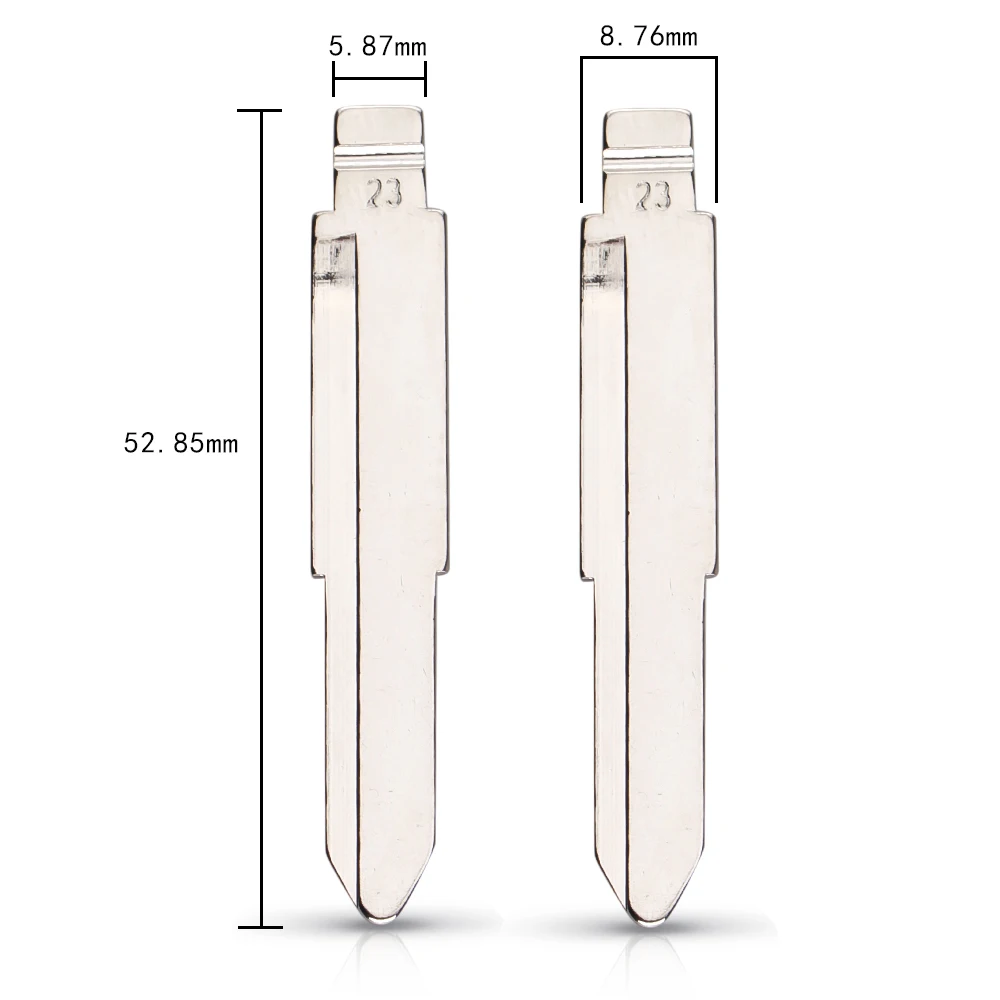 KEYYOU NO.23 металлический пустой откидной складной сменный пульт дистанционного