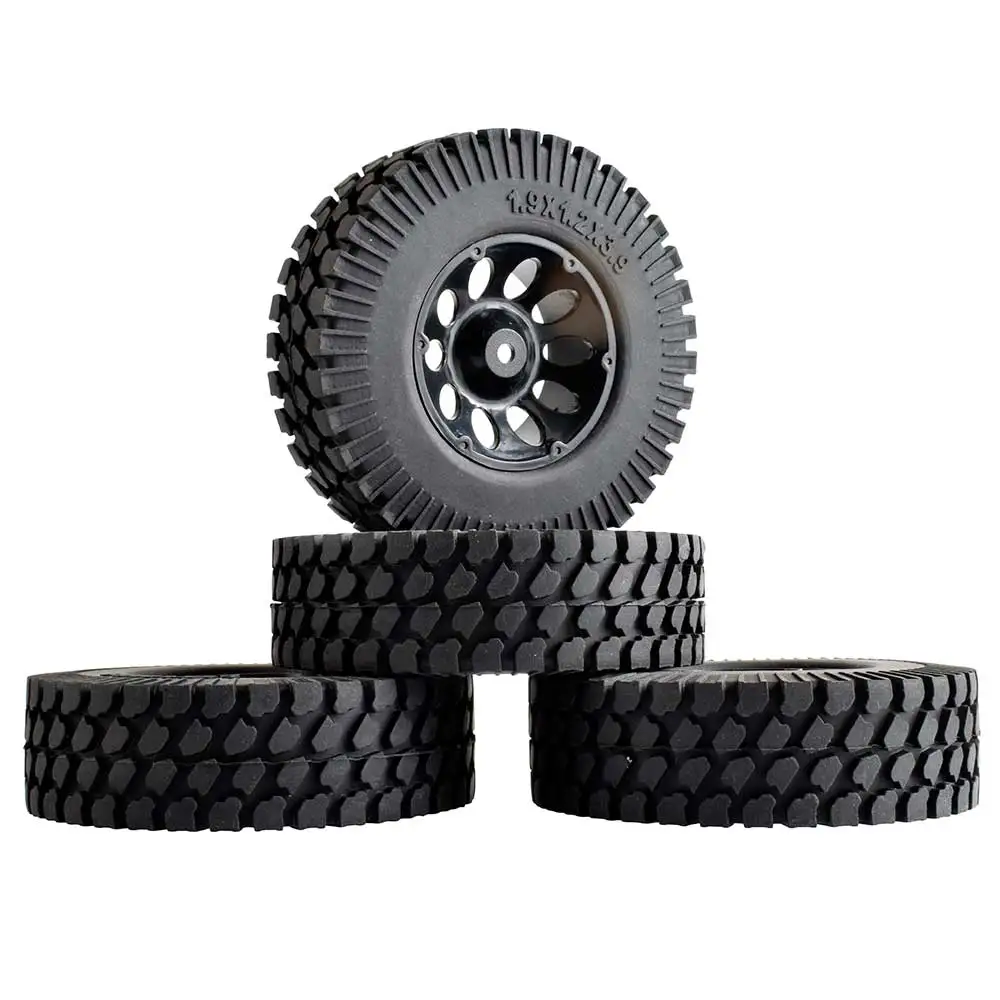 Резиновые шины 1:10 rc rock crawler 1 9 дюйма/колеса и для Warith SCX10 AX90046 D90 TRX4 (4 шт.) tamiya cc01 98