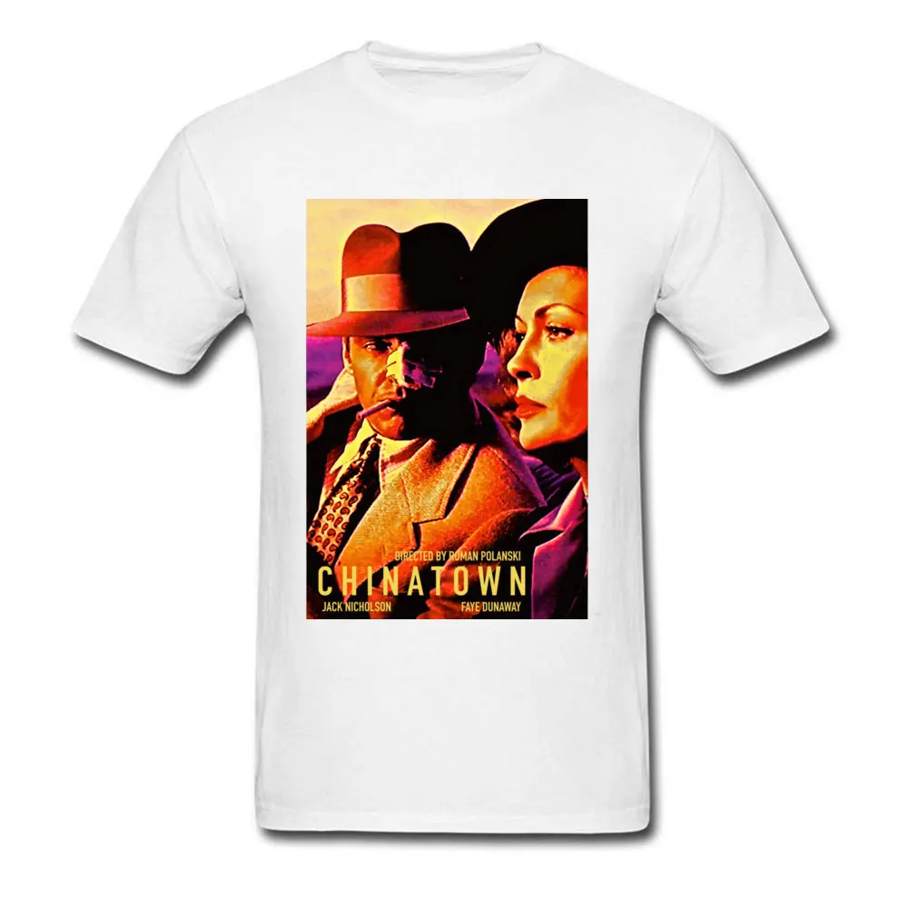 Chinatown/мужская футболка с постером из фильма триллер Винтажная детектив топы и