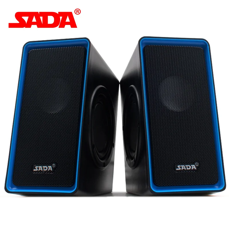 SADA V 151 мини сабвуфер сильный стерео бас 5 Вт USB динамик объемный HIFI ПК s для