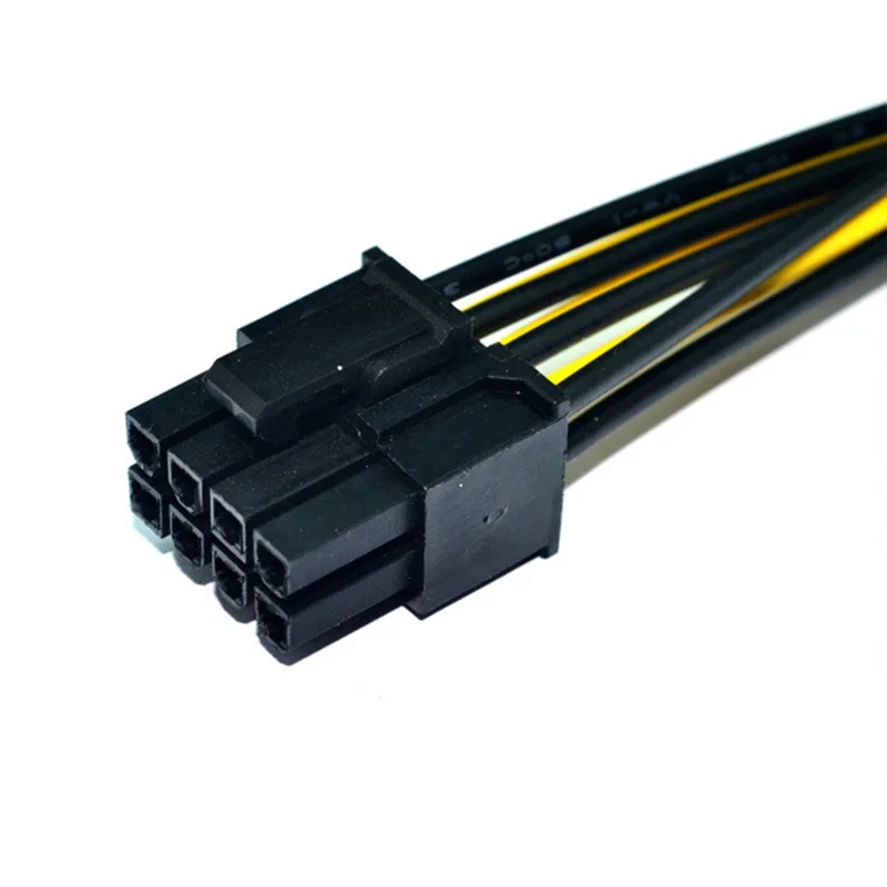 AT Dual 15Pin SATA Male к PCI E PCIe видеокарта видеодисплей 8Pin 18AWG провод ПК DIY Мужской кабель