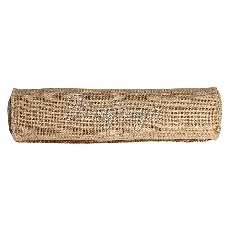 

1Piece Natural Jute Hessian Burlap Table Runner 30cm x 275cm For Party Event Banquet Table Cloth Rustic Wedding Decor