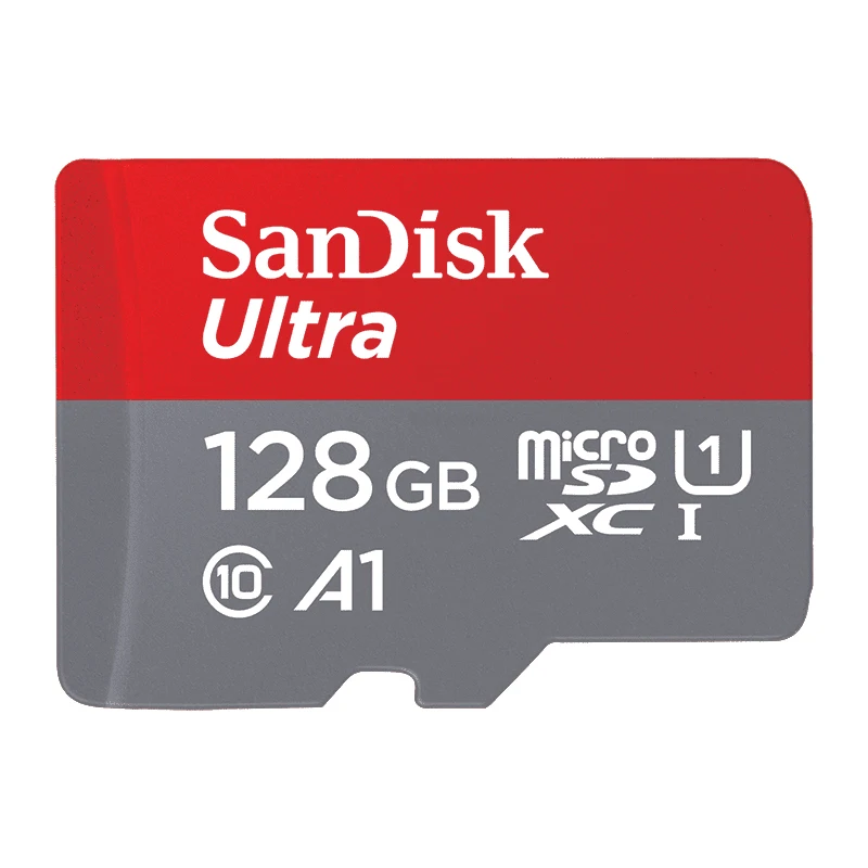 Двойной Флеш накопитель SanDisk Ultra карты памяти microSDXC UHS I micro SD 128 ГБ 100 МБ/с. C10 U1 A1 TF