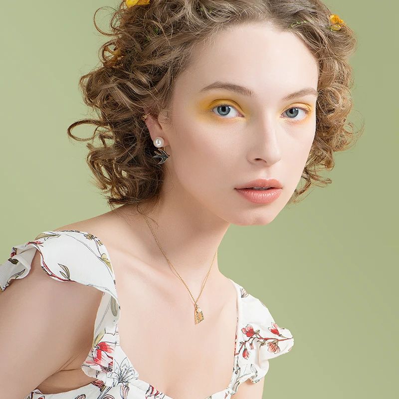 Женские серьги-гвоздики Silverwill изысканные серьги из стерлингового серебра 925