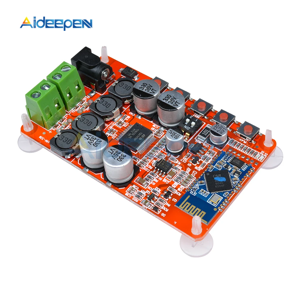 Цифровой усилитель 8 25 В постоянного тока TDA7492P 50 Вт + 2X50W беспроводной Bluetooth 4 0