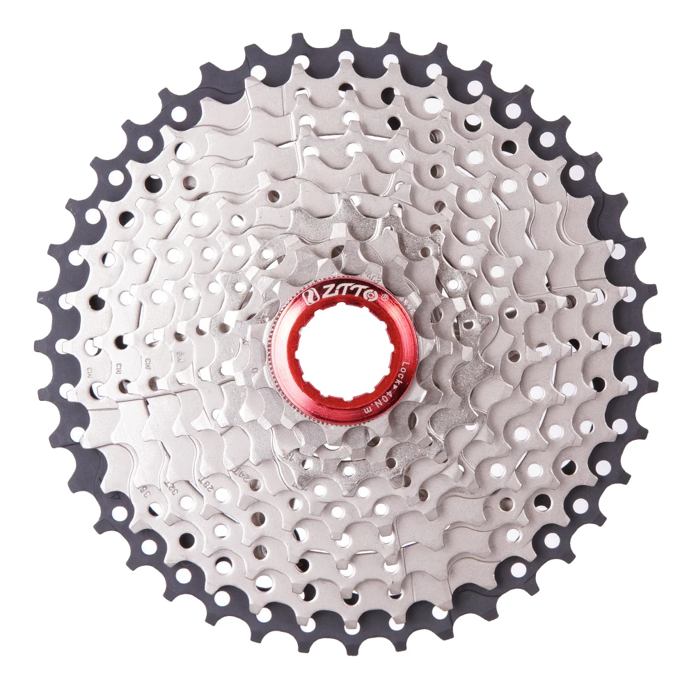 

1pcs ZTTO 10speed 11-46T Tow frame structure mountain bike flywheel MTB Parts 10s Speed Bicycle Freewheel Cassette