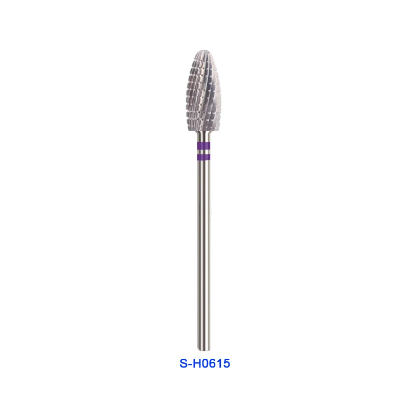 S-H0615 RIKONKA 1 шт. твердосплавное сверло для ногтей, фреза для маникюра, электрический аппарат для маникюра, пилка для укропа ногтей, аксессуары для ногтей - Цвет: S-H0615